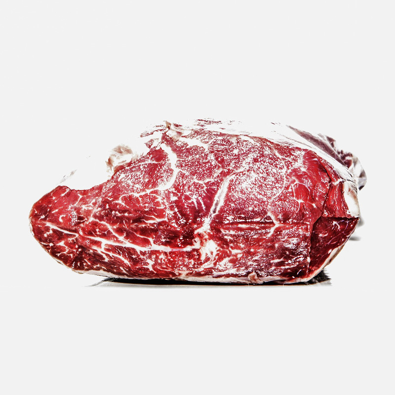 Ein Stück rohes Rindfleisch
